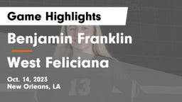 Benjamin Franklin  vs West Feliciana  Game Highlights - Oct. 14, 2023
