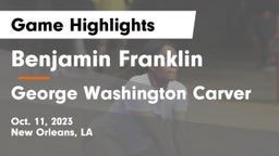 Benjamin Franklin  vs George Washington Carver  Game Highlights - Oct. 11, 2023