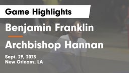 Benjamin Franklin  vs Archbishop Hannan  Game Highlights - Sept. 29, 2023