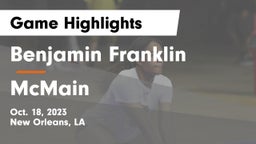Benjamin Franklin  vs  McMain Game Highlights - Oct. 18, 2023