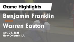 Benjamin Franklin  vs Warren Easton Game Highlights - Oct. 24, 2023