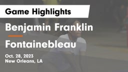 Benjamin Franklin  vs Fontainebleau  Game Highlights - Oct. 28, 2023
