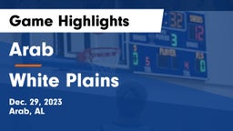 Arab  vs White Plains  Game Highlights - Dec. 29, 2023