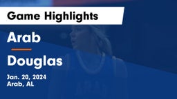 Arab  vs Douglas  Game Highlights - Jan. 20, 2024
