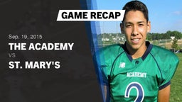 Recap: The Academy vs. St. Mary's High 2015