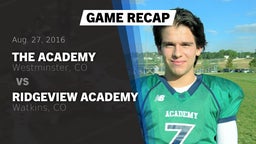 Recap: The Academy vs. Ridgeview Academy  2016
