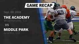 Recap: The Academy vs. Middle Park  2016