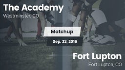 Matchup: The Academy vs. Fort Lupton  2016