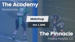 Matchup: The Academy vs. The Pinnacle  2016