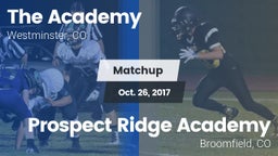 Matchup: The Academy vs. Prospect Ridge Academy 2017