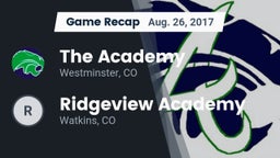 Recap: The Academy vs. Ridgeview Academy  2017