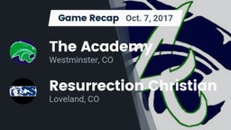 Recap: The Academy vs. Resurrection Christian  2017