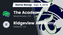 Recap: The Academy vs. Ridgeview Academy  2018