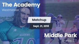 Matchup: The Academy vs. Middle Park  2018