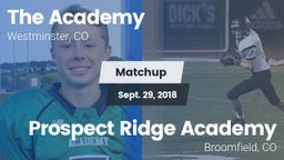 Matchup: The Academy vs. Prospect Ridge Academy 2018