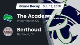 Recap: The Academy vs. Berthoud  2018
