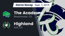 Recap: The Academy vs. Highland  2019
