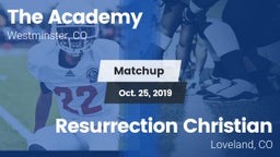 Matchup: The Academy vs. Resurrection Christian  2019