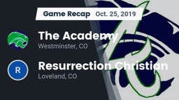 Recap: The Academy vs. Resurrection Christian  2019