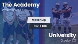 Matchup: The Academy vs. University  2019