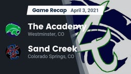 Recap: The Academy vs. Sand Creek  2021