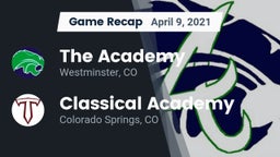 Recap: The Academy vs. Classical Academy  2021