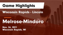 Wisconsin Rapids - Lincoln  vs Melrose-Mindoro  Game Highlights - Nov. 26, 2021