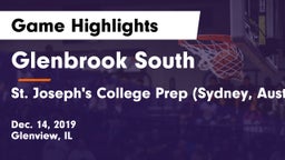 Glenbrook South  vs St. Joseph's College Prep (Sydney, Australia) Game Highlights - Dec. 14, 2019