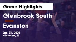 Glenbrook South  vs Evanston  Game Highlights - Jan. 31, 2020