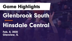 Glenbrook South  vs Hinsdale Central  Game Highlights - Feb. 8, 2020