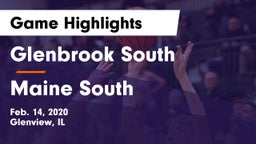 Glenbrook South  vs Maine South  Game Highlights - Feb. 14, 2020