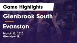 Glenbrook South  vs Evanston  Game Highlights - March 10, 2020
