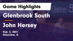 Glenbrook South  vs John Hersey  Game Highlights - Feb. 3, 2021