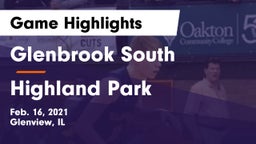 Glenbrook South  vs Highland Park  Game Highlights - Feb. 16, 2021