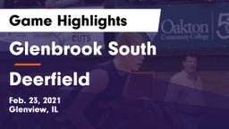 Glenbrook South  vs Deerfield  Game Highlights - Feb. 23, 2021