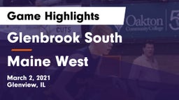 Glenbrook South  vs Maine West  Game Highlights - March 2, 2021