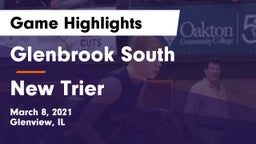 Glenbrook South  vs New Trier  Game Highlights - March 8, 2021