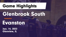 Glenbrook South  vs Evanston  Game Highlights - Jan. 14, 2022