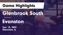 Glenbrook South  vs Evanston  Game Highlights - Jan. 13, 2023