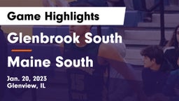 Glenbrook South  vs Maine South  Game Highlights - Jan. 20, 2023