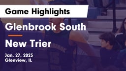 Glenbrook South  vs New Trier  Game Highlights - Jan. 27, 2023