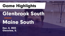 Glenbrook South  vs Maine South  Game Highlights - Dec. 8, 2023