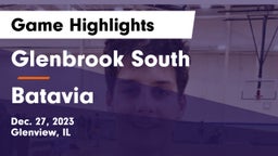 Glenbrook South  vs Batavia  Game Highlights - Dec. 27, 2023