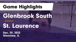 Glenbrook South  vs St. Laurence  Game Highlights - Dec. 29, 2023