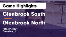 Glenbrook South  vs Glenbrook North  Game Highlights - Feb. 27, 2024