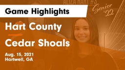 Hart County  vs Cedar Shoals   Game Highlights - Aug. 15, 2021