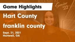 Hart County  vs franklin county Game Highlights - Sept. 21, 2021
