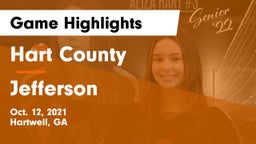 Hart County  vs Jefferson  Game Highlights - Oct. 12, 2021