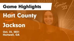 Hart County  vs Jackson  Game Highlights - Oct. 23, 2021