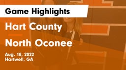 Hart County  vs North Oconee  Game Highlights - Aug. 18, 2022